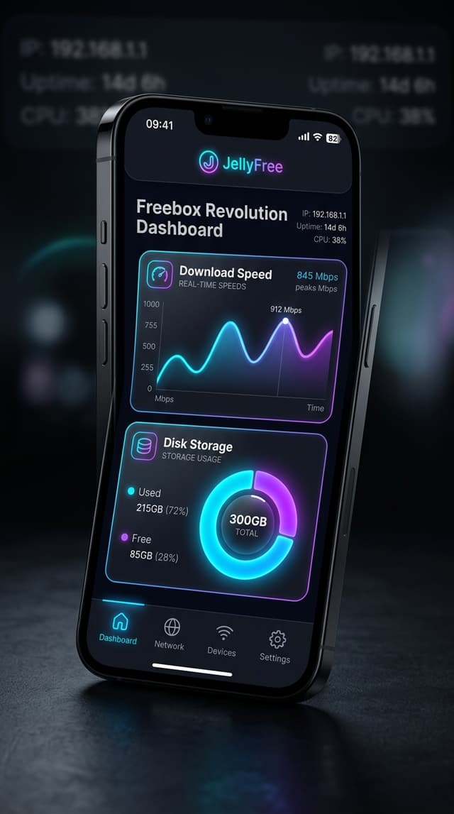 JellyFree App Interface Mockup